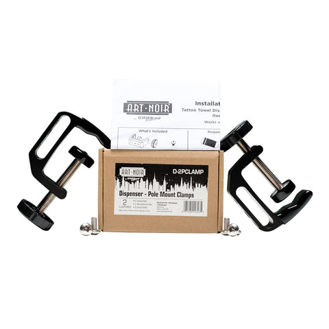 Art Noir Tattoo Towel Wall Dispenser Clamps Art Noir Tattoo Towel Wall Dispenser Clamps