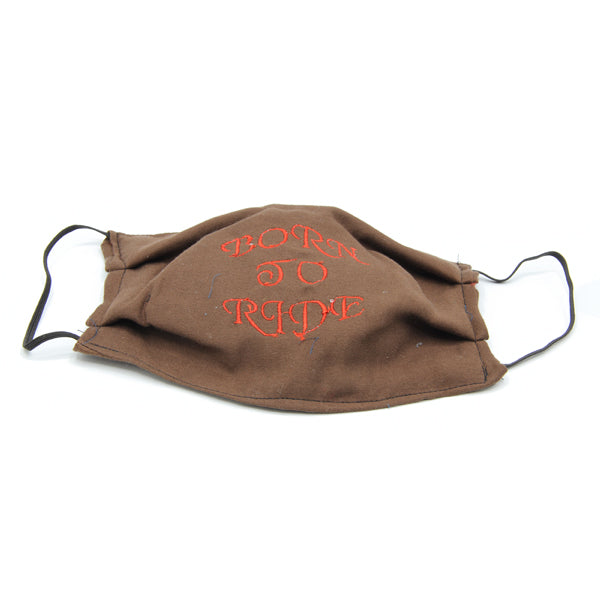 Born To Ride Text - Brown - tommys supplies