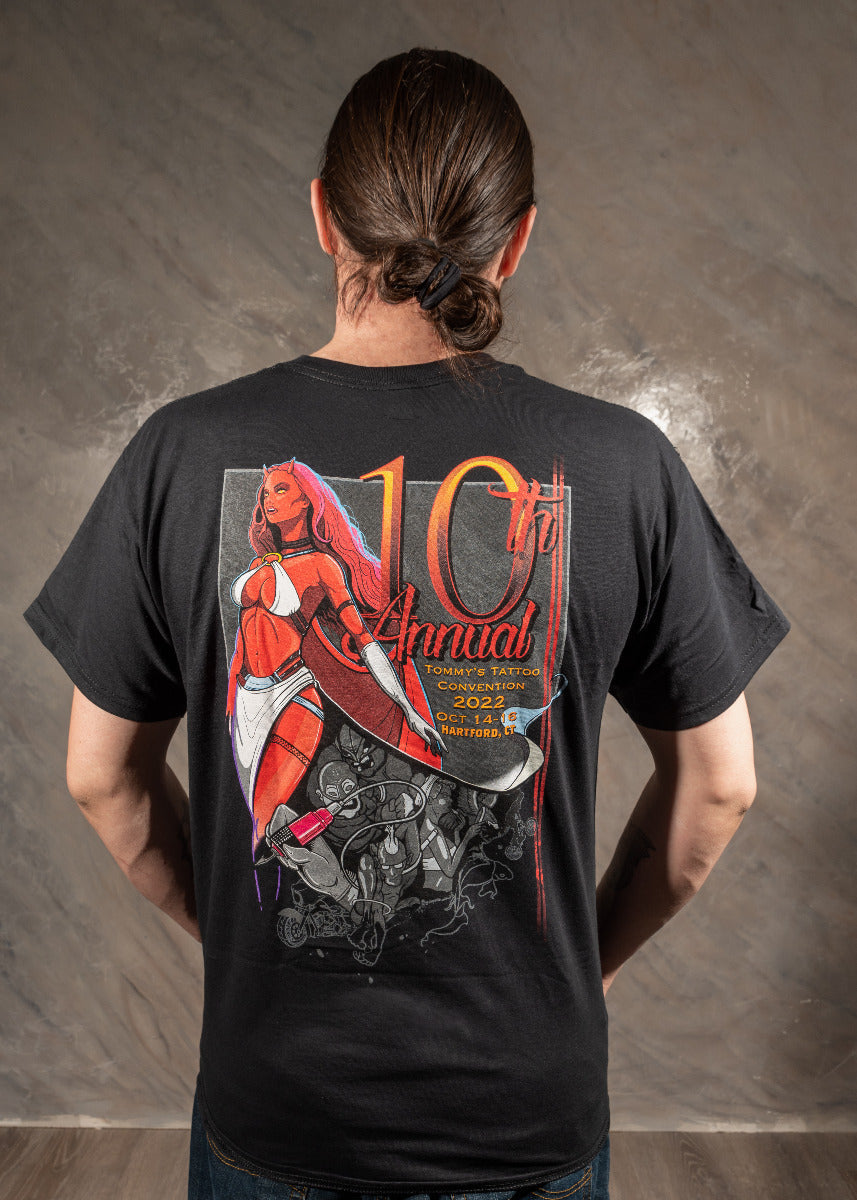Tommys Tattoo Convention 10th T-Shirt Unisex - tommys supplies