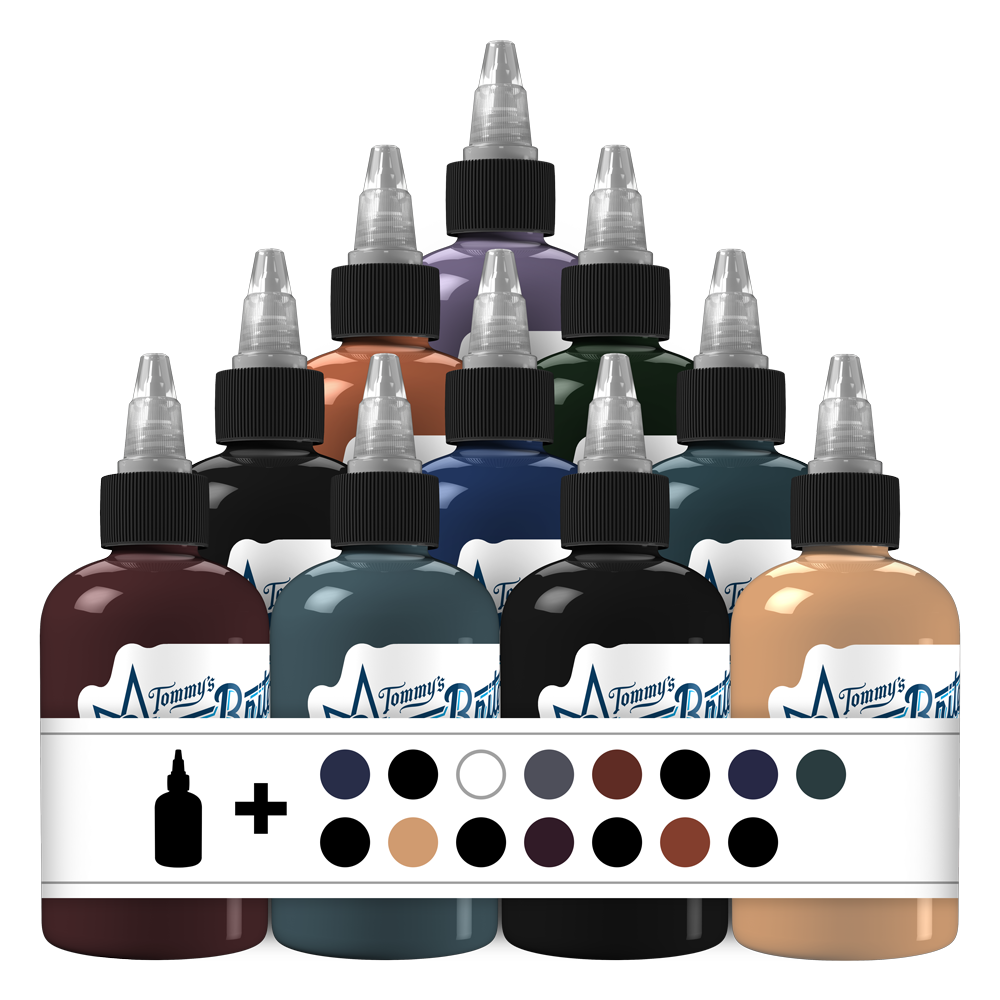 25 Essential Set 1 Tattoo Ink - tommys supplies