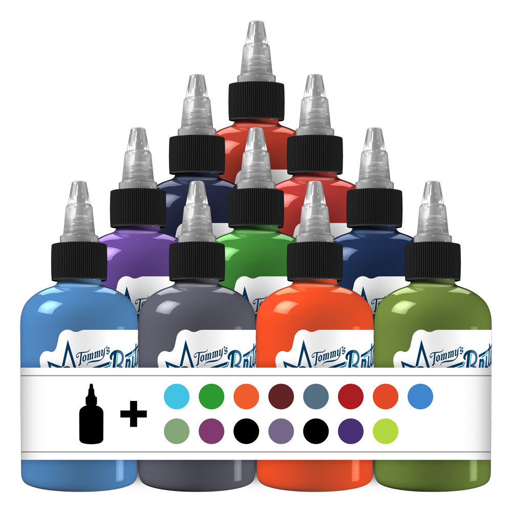 25 Essential Set 2 Tattoo Ink - tommys supplies