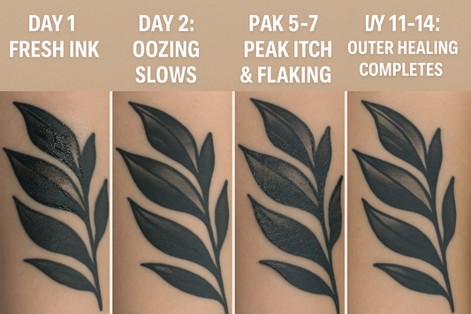 Tattoo Aftercare Day by Day: What to Expect During the First 14 Days