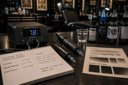 Tattoo Machine Voltage Settings: The Professional Artist's Setup Guide