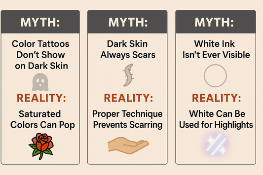 Tattoo Myths Busted: What Artists Want You to Know About Tattooing Dark Skin