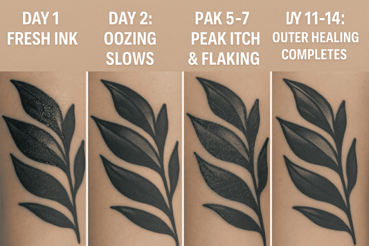 Tattoo Aftercare Day by Day: What to Expect During the First 14 Days
