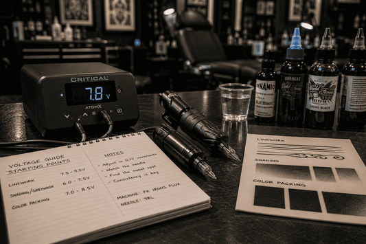 Tattoo Machine Voltage Settings: The Professional Artist's Setup Guide