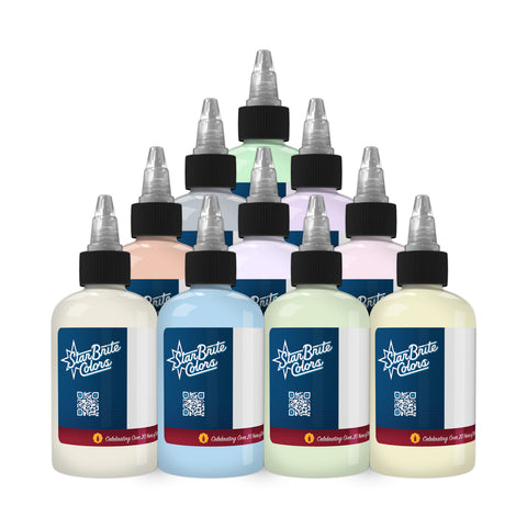 Soft Pastel Palette Set Tattoo Ink