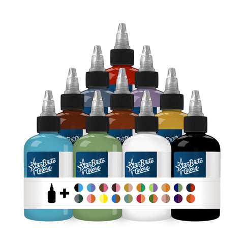50 Fabulous Colors Set 2 Tattoo Ink