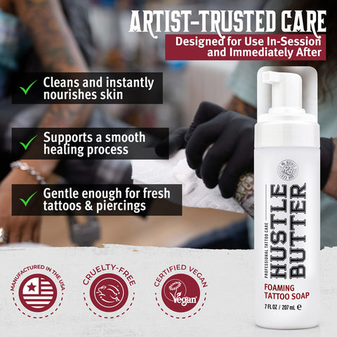 Hustle Bubbles Foaming Tattoo Soap