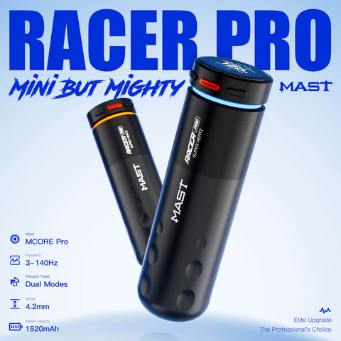 Mast Racer Pro Black - Single Battery
