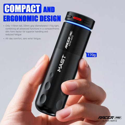 Mast Racer Pro Black - Single Battery