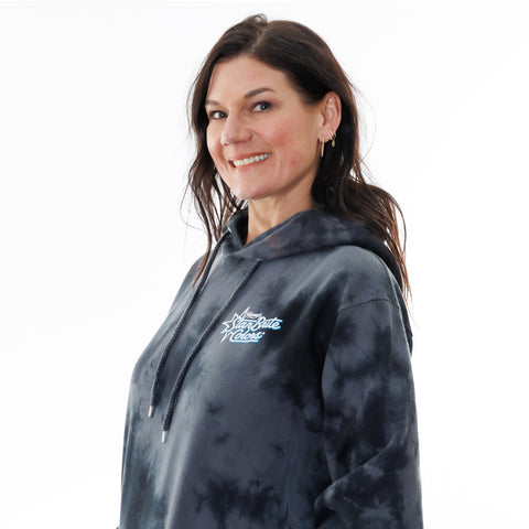 StarBrite Pullover George Drone Black Tie Die