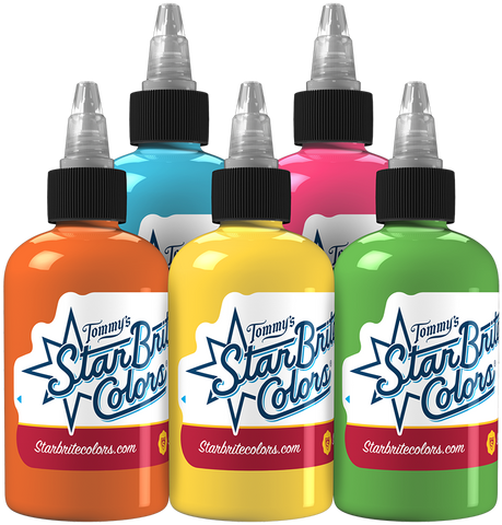 Glowing Neon Set Tattoo Ink - tommys supplies