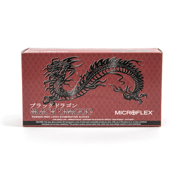 Black Dragon Latex Gloves - tommys supplies