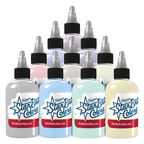 Soft Pastel Palette Set Tattoo Ink - tommys supplies